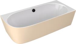 SAPHO Polysan Sussi R 160x70 cm matt bézs/fehér (90191R.82)