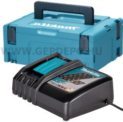 Makita DC18RC akkumulátor gyorstöltő 7, 2V-18V MakPac kofferben (195584-2J)