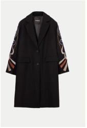 Desigual Női kabát, Desigual, 304478529, Poliészter/Gyapjú, XS INTL, Fekete (0000304478529_XS)