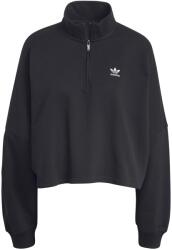 Adidas Bő fazonú pulóver cipzáras hasítékkal, Antracitszürke, M (IW5726-M)