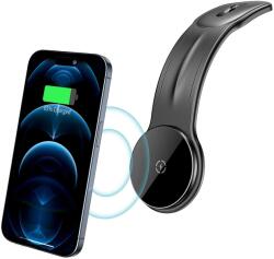 ACEFAST D21 autós tartó 15W MagSafe induktív töltővel műszerfalra - fekete tok