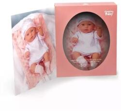 Global Express Puha játékbaba dobozban, pink - 33 cm (YT12-1B) - jateknet