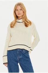 Brave Soul LK-555ALTO Crew Neck blúz Ecru Loose Fit, akril, XS INTL (0000304580284-XS)