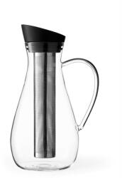 Viva Teáskanna infúzióval, Viva, üveg/rozsdamentes acél/szilikon, átlátszó/fekete 1, 4 l (VV/1006999)