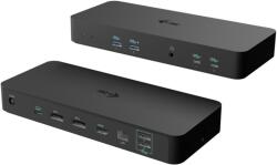 i-tec USB-C Intelligent Triple Display Docking Station, 1 Gbit LAN, 2× DP, 1× HDMI, PD 100 W (C31INTGTRI4KDOCPD)