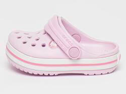 Crocs Crocs, Crocband sarokpántos papucs kontrasztos csíkokkal, Pasztellrózsaszín, 27-28 EU (207005-6GD-27-28)