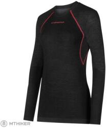 La Sportiva Wool40 Aero Longsleeve női aláöltözet, black/hibiscus (M)