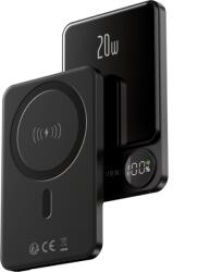 Forever Mobile Forever vezeték nélküli powerbank MATB-200 20W PD 5000 mAh mágneses fekete