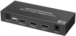 PremiumCord 2 Portos HDMI elosztó splitter 8K 60Hz (KHSPLIT2M) (KHSPLIT2M)
