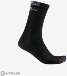 Castelli BANDITO MERINO 18 zokni, fekete (SM)