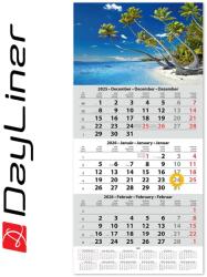 Dayliner Speditőr naptár 1 tömb, 3 hónap SP-1 330 × 670 mm, fehér lapokkal Vízesés Dayliner 2026 (DL6SP-1H3-VI) - web24