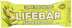 Lifefood Life Food - Lifebar chia és pisztácia rúd, 47 g