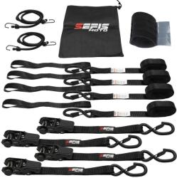 SEFIS MOTO SEFIS SET 25 rögzítő heveder 4x gurtni, 25 mm x 4, 6 m, 4x heveder (6370-SM-050864)