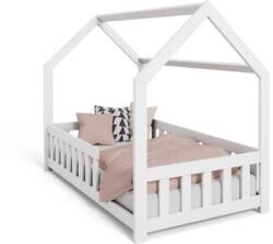  DUBI Gyermek házi ágy 160x80 fehér