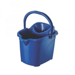 Planet Felmosó vödör szögletes 15 literes kicsavaró kosárral kék (UP604-005) (UP604-005)