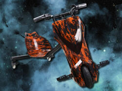  Elektromos Drift Trike gokart hulajnoga LED kijelzővel és Bluetooth-kal gyerekeknek és fiataloknak