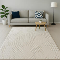  Modern szőnyeg Luxor geometrikus (Cream) 200x290cm Krém