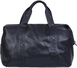 Childhome Mommy Bag Signature Vegan Leather Black