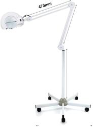  LED nagyító lámpa, 5x nagyítás, állítható kar, FEHÉR, 5x