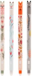 Happy Color Roller gel cu rescriere, 0.5 mm, albastru, Floral Art, Happy Color, diverse culori HA412001FA-3