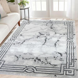  Modern szőnyeg Cleopatra 8563 (White-Grey) 160x230cm Szürke