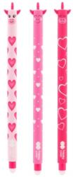 Happy Color Roller gel cu rescriere, 0.5 mm, albastru, Pink Unicorn, Happy Color, diverse culori HA412001PU-3
