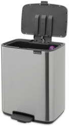 Brabantia Bo cos de gunoi 12 l oţel 238048 (238048) Cos de gunoi