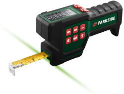 ParkSide PDMB A1 akkus, 4V 7.5 méter akkumulátoros, elektronikus digitális mérőszalag egyszeri és szegmenséréssel, +/- 0.5 mm pontossággal (PDMB_A1)
