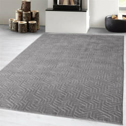  Modern szőnyeg Armoni Plüss (Light grey) 200x280cm Világos szürke - pepita