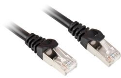 Sharkoon Patch Cord Sharkoon, S/FTP, Cat. 6, 1 m, Black (4044951014989)