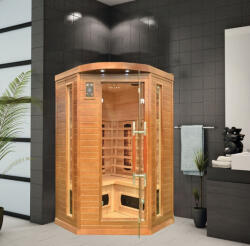  Sundum Classic 2 személyes WiFi sarokszauna barna