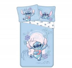 Jerry Fabrics Ágyneműhuzat 140x200 Lilo és Stitch Wave kék párnahuzat 70x90 (24BS120)