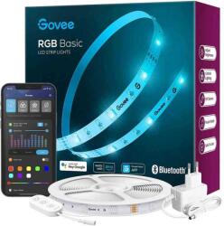 Govee Banda LED inteligenta Govee H615A RGB Wi-Fi Bluetooth 5m compatibil Google Assistant & Alexa (H615A3A3)