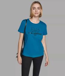  KARL LAGERFELD Női DOUBLE M póló, kék