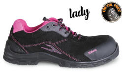 Beta Munkavédelmi női cipő 072140140 BETA 7214LN/40 S1P SRC fekete vízálló hasított bőr cipő orrvédő