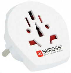 Skross 1.500211 utazóadapter, földelt, "world to europe (SKR1500211)