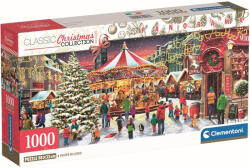 Clementoni Karácsonyi falu 1000db-os panoráma puzzle - Clementoni (39928)