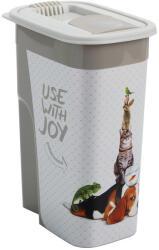 Rotho Cody "use with joy" Műanyag Táptartó 10 L - Állatmintás