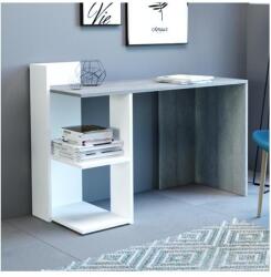 WIPMEB Íróasztal MARLO betonszürke/fehér 5907758724910 (WM0044)