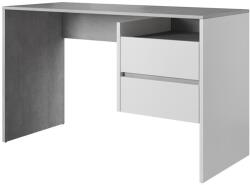 WIPMEB MARLO fiókos íróasztal, betonhatású szürke/fehér 5907758724972 (WM0050)