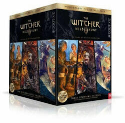 Good Loot The Witcher 3: Wild Hunt 10 Years of Killing Monsters Puzzle Trilogy 3 x 1000 darabos (Ajándék)
