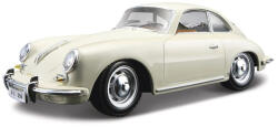 Bburago modellautó 1/24 méretaránnyal - 1961 Porsche 356B Coupe (krém színű) (32307)