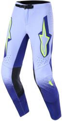 Alpinestars Supertech Scenz motocross nadrág lila-fluo sárga