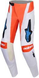 Alpinestars Techstar Knif motocross nadrág világosszürke-fluo narancssárga-fekete