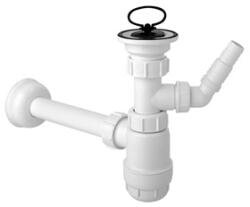 HC McAlpine búraszifon mosógép csatlakozóval, 5/4"x40mm, állítható leeresztőszeleppel (HC1LWM40)