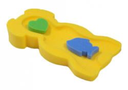 BADUM Szivacs babatartó kádba - Maxi - Sárga