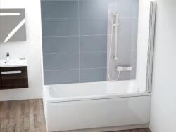RAVAK 7QR40C00Z1 CVS1-80 jobb kádparaván krómhatású + transparent (7QR40C00Z1)