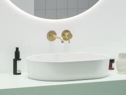 RAVAK X070602 Espirit falba süllyesztett mosdócsaptelep belső egység nélkül ES 19.60GLB. O1. RB07B, Gold Brushed (X070602)