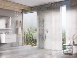 RAVAK GW9FJ0C0SZ1 Walk-In Free Szett 130, zuhanykabin krómhatású+transparent (GW9FJ0C0SZ1)