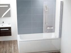 RAVAK 7QR40U00Z1 CVS1-80 jobb kádparaván szatén + transparent (7QR40U00Z1)